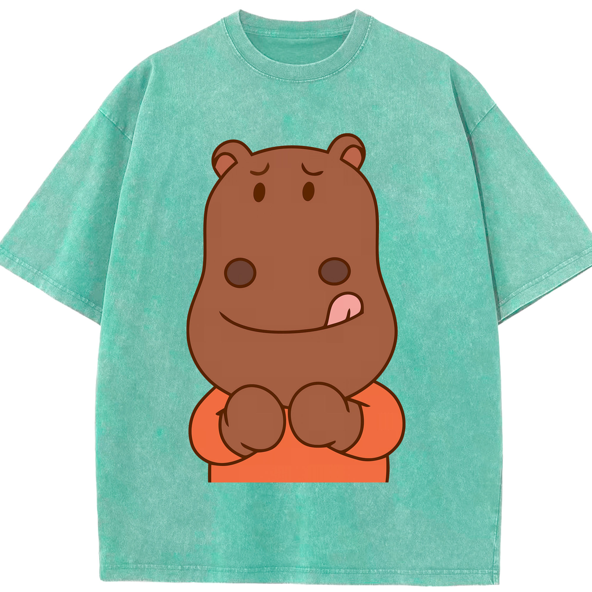 （画像用） アンパンマン Anpanman 綿100% ヴィンテージ風 半袖Tシャツ（フロントプリント）